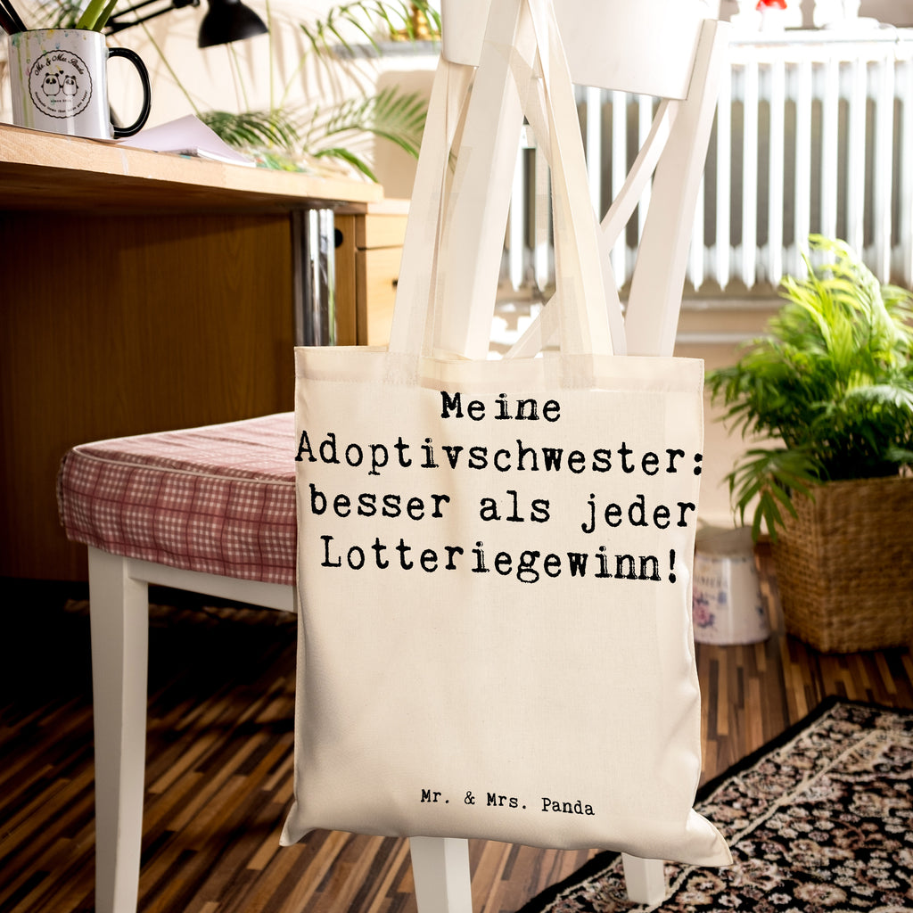 Tragetasche Spruch Adoptivschwester Wunder Beuteltasche, Beutel, Einkaufstasche, Jutebeutel, Stoffbeutel, Tasche, Shopper, Umhängetasche, Strandtasche, Schultertasche, Stofftasche, Tragetasche, Badetasche, Jutetasche, Einkaufstüte, Laptoptasche, Familie, Vatertag, Muttertag, Bruder, Schwester, Mama, Papa, Oma, Opa