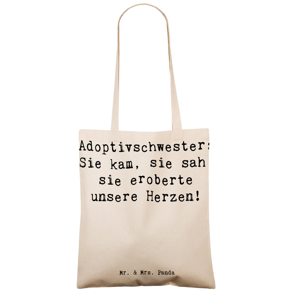 Tragetasche Spruch Adoptivschwester Herz Beuteltasche, Beutel, Einkaufstasche, Jutebeutel, Stoffbeutel, Tasche, Shopper, Umhängetasche, Strandtasche, Schultertasche, Stofftasche, Tragetasche, Badetasche, Jutetasche, Einkaufstüte, Laptoptasche, Familie, Vatertag, Muttertag, Bruder, Schwester, Mama, Papa, Oma, Opa