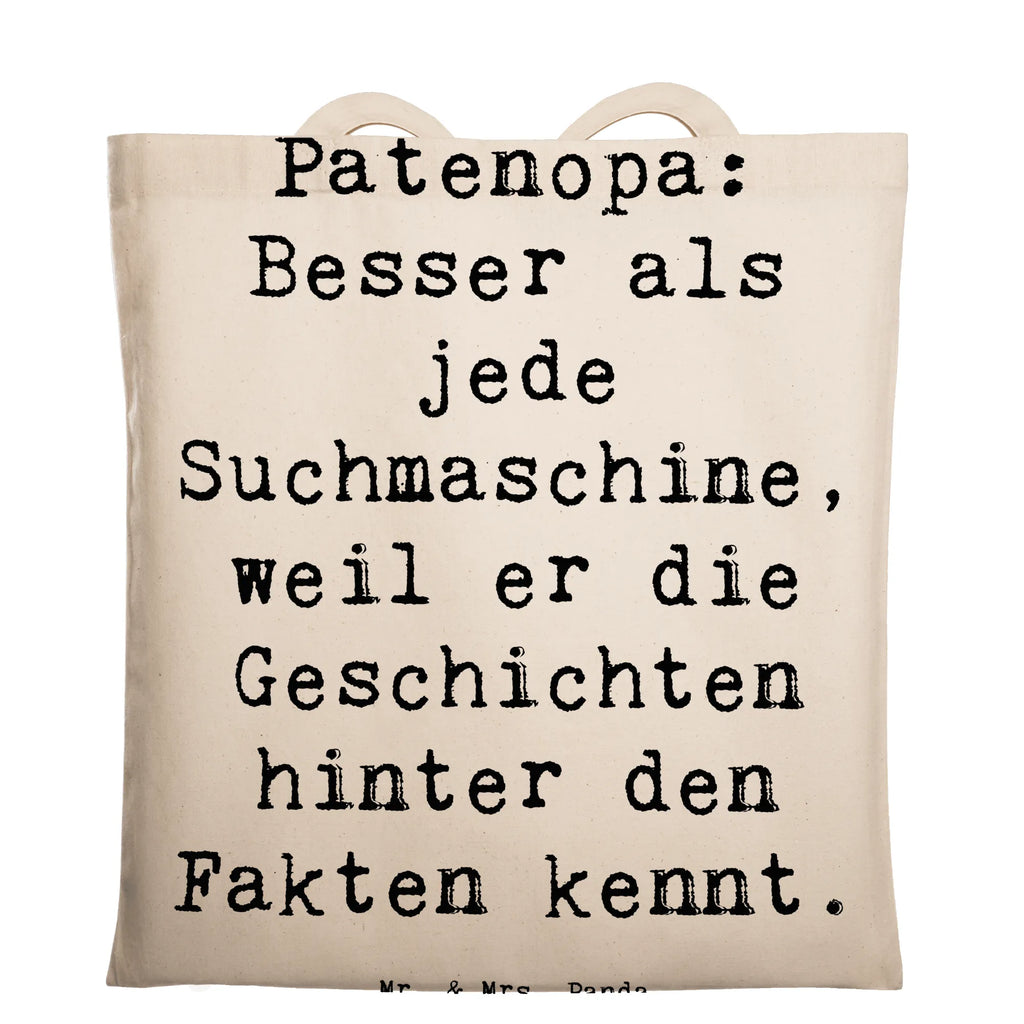 Tragetasche Spruch Patenopa Geschichten Beuteltasche, Beutel, Einkaufstasche, Jutebeutel, Stoffbeutel, Tasche, Shopper, Umhängetasche, Strandtasche, Schultertasche, Stofftasche, Tragetasche, Badetasche, Jutetasche, Einkaufstüte, Laptoptasche, Familie, Vatertag, Muttertag, Bruder, Schwester, Mama, Papa, Oma, Opa