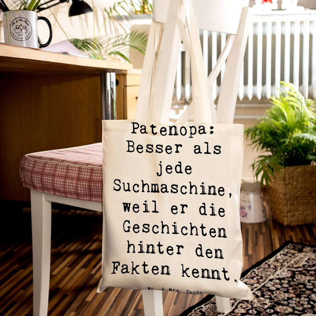 Tragetasche Spruch Patenopa Geschichten Beuteltasche, Beutel, Einkaufstasche, Jutebeutel, Stoffbeutel, Tasche, Shopper, Umhängetasche, Strandtasche, Schultertasche, Stofftasche, Tragetasche, Badetasche, Jutetasche, Einkaufstüte, Laptoptasche, Familie, Vatertag, Muttertag, Bruder, Schwester, Mama, Papa, Oma, Opa