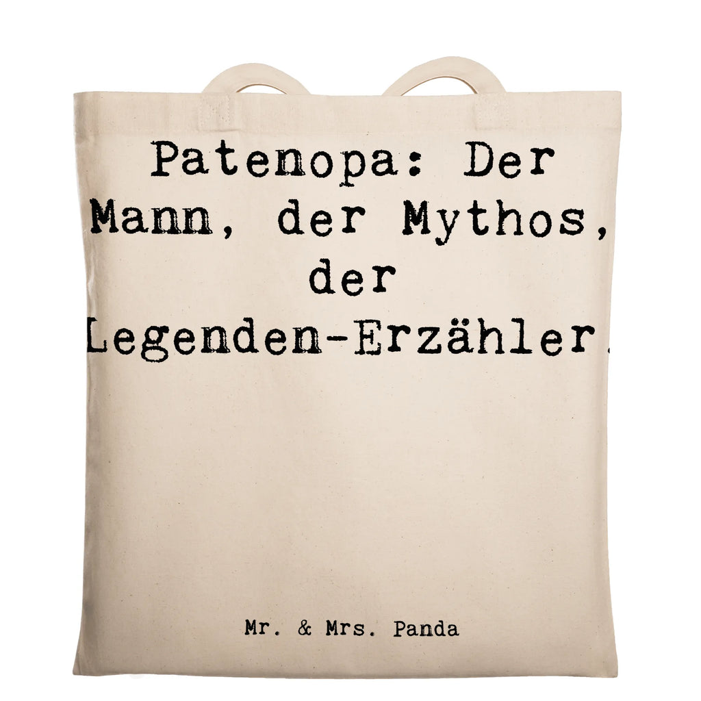 Tragetasche Spruch Patenopa Legende Beuteltasche, Beutel, Einkaufstasche, Jutebeutel, Stoffbeutel, Tasche, Shopper, Umhängetasche, Strandtasche, Schultertasche, Stofftasche, Tragetasche, Badetasche, Jutetasche, Einkaufstüte, Laptoptasche, Familie, Vatertag, Muttertag, Bruder, Schwester, Mama, Papa, Oma, Opa