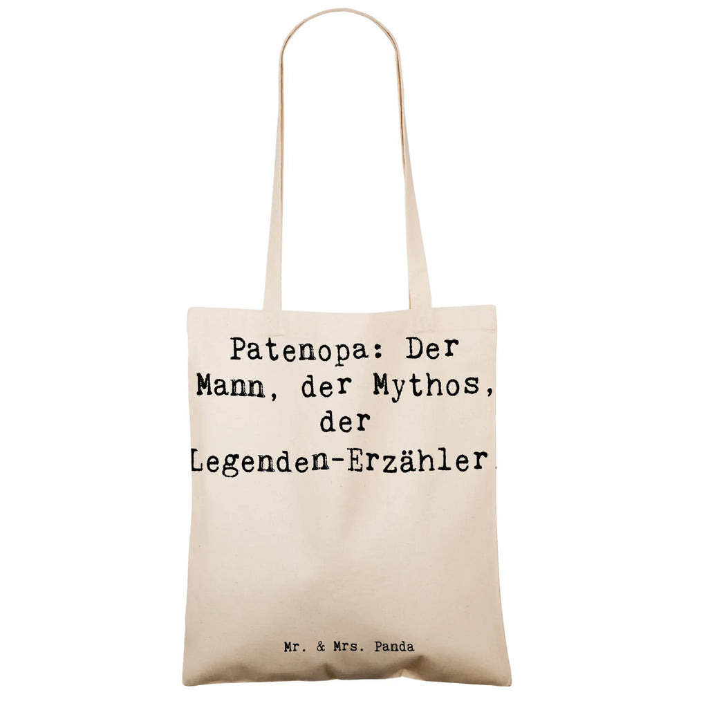 Tragetasche Spruch Patenopa Legende Beuteltasche, Beutel, Einkaufstasche, Jutebeutel, Stoffbeutel, Tasche, Shopper, Umhängetasche, Strandtasche, Schultertasche, Stofftasche, Tragetasche, Badetasche, Jutetasche, Einkaufstüte, Laptoptasche, Familie, Vatertag, Muttertag, Bruder, Schwester, Mama, Papa, Oma, Opa