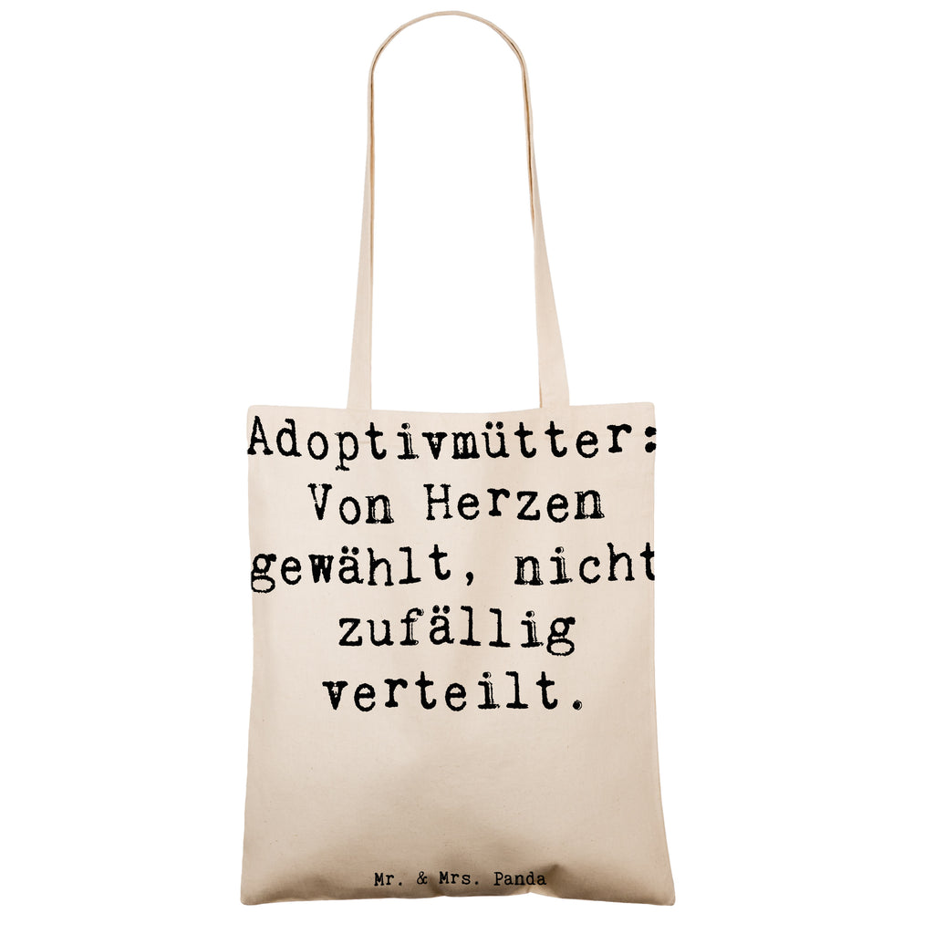 Tragetasche Spruch Adoptivmütter: Von Herzen gewählt, nicht zufällig verteilt. Beuteltasche, Beutel, Einkaufstasche, Jutebeutel, Stoffbeutel, Tasche, Shopper, Umhängetasche, Strandtasche, Schultertasche, Stofftasche, Tragetasche, Badetasche, Jutetasche, Einkaufstüte, Laptoptasche, Familie, Vatertag, Muttertag, Bruder, Schwester, Mama, Papa, Oma, Opa