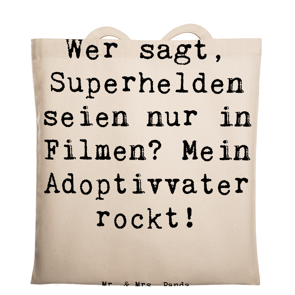 Tragetasche Spruch Adoptivvater Superheld Beuteltasche, Beutel, Einkaufstasche, Jutebeutel, Stoffbeutel, Tasche, Shopper, Umhängetasche, Strandtasche, Schultertasche, Stofftasche, Tragetasche, Badetasche, Jutetasche, Einkaufstüte, Laptoptasche, Familie, Vatertag, Muttertag, Bruder, Schwester, Mama, Papa, Oma, Opa