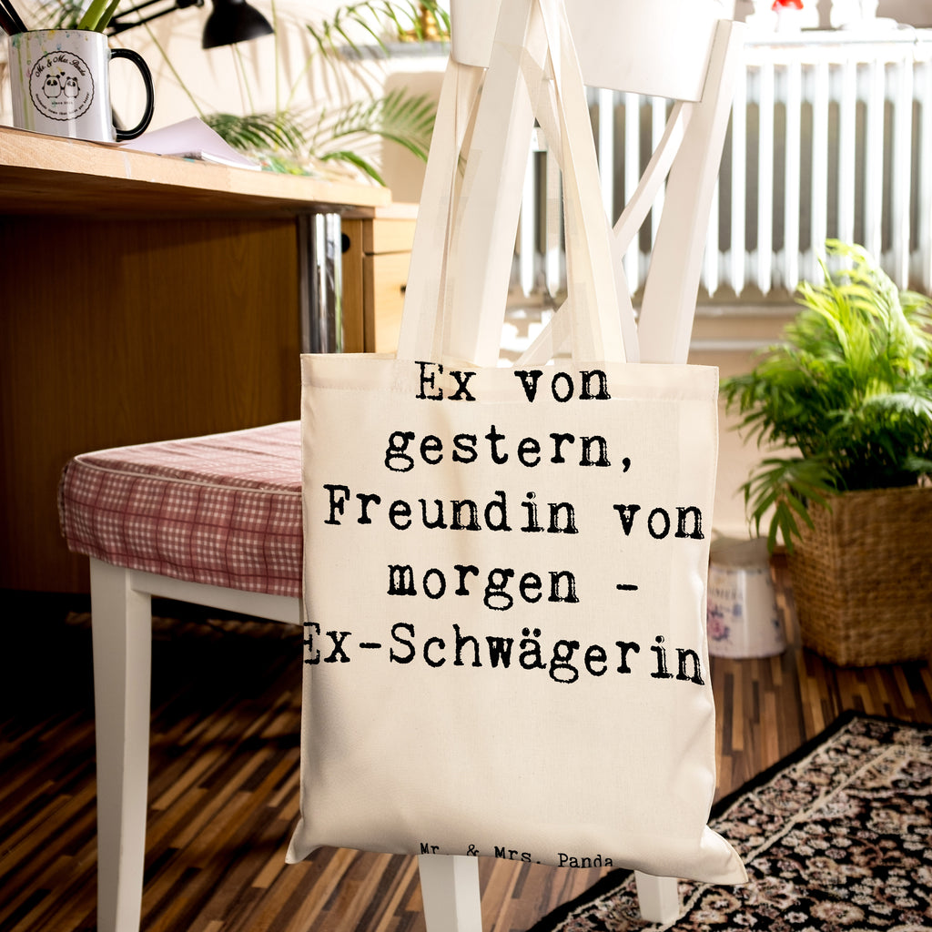 Tragetasche Spruch Ex-Schwägerin Überrascht Beuteltasche, Beutel, Einkaufstasche, Jutebeutel, Stoffbeutel, Tasche, Shopper, Umhängetasche, Strandtasche, Schultertasche, Stofftasche, Tragetasche, Badetasche, Jutetasche, Einkaufstüte, Laptoptasche, Familie, Vatertag, Muttertag, Bruder, Schwester, Mama, Papa, Oma, Opa