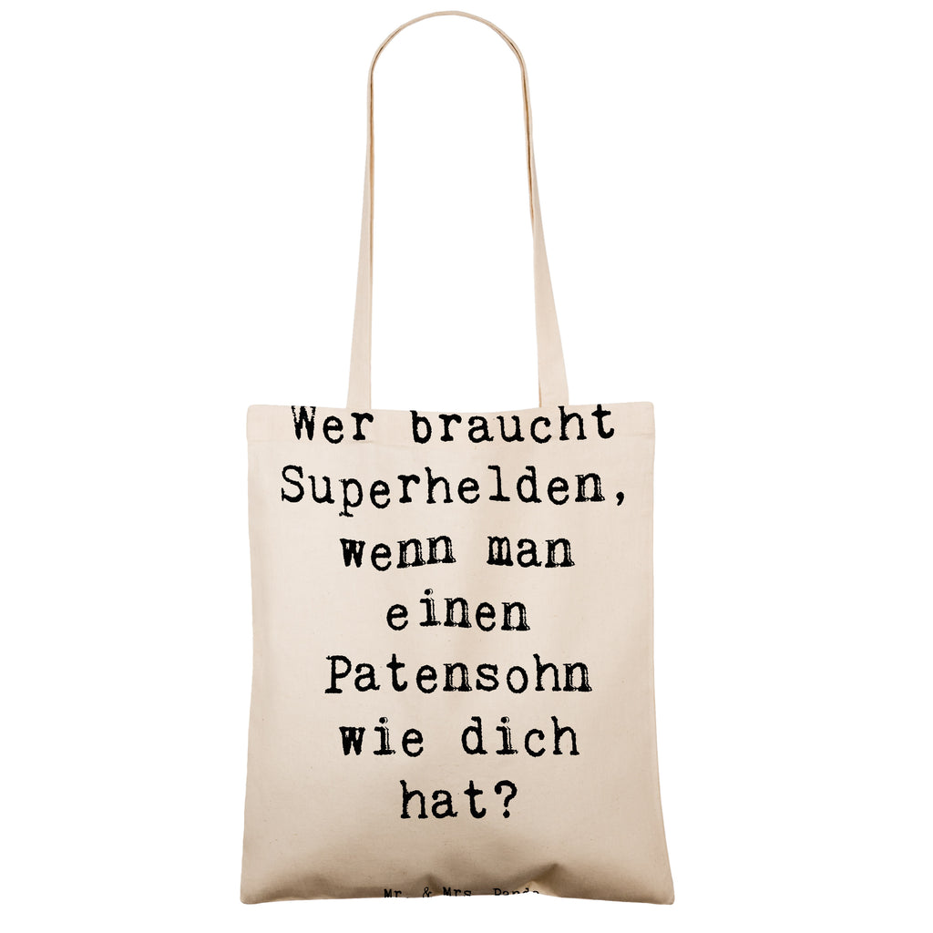 Tragetasche Spruch Patensohn Held Beuteltasche, Beutel, Einkaufstasche, Jutebeutel, Stoffbeutel, Tasche, Shopper, Umhängetasche, Strandtasche, Schultertasche, Stofftasche, Tragetasche, Badetasche, Jutetasche, Einkaufstüte, Laptoptasche, Familie, Vatertag, Muttertag, Bruder, Schwester, Mama, Papa, Oma, Opa