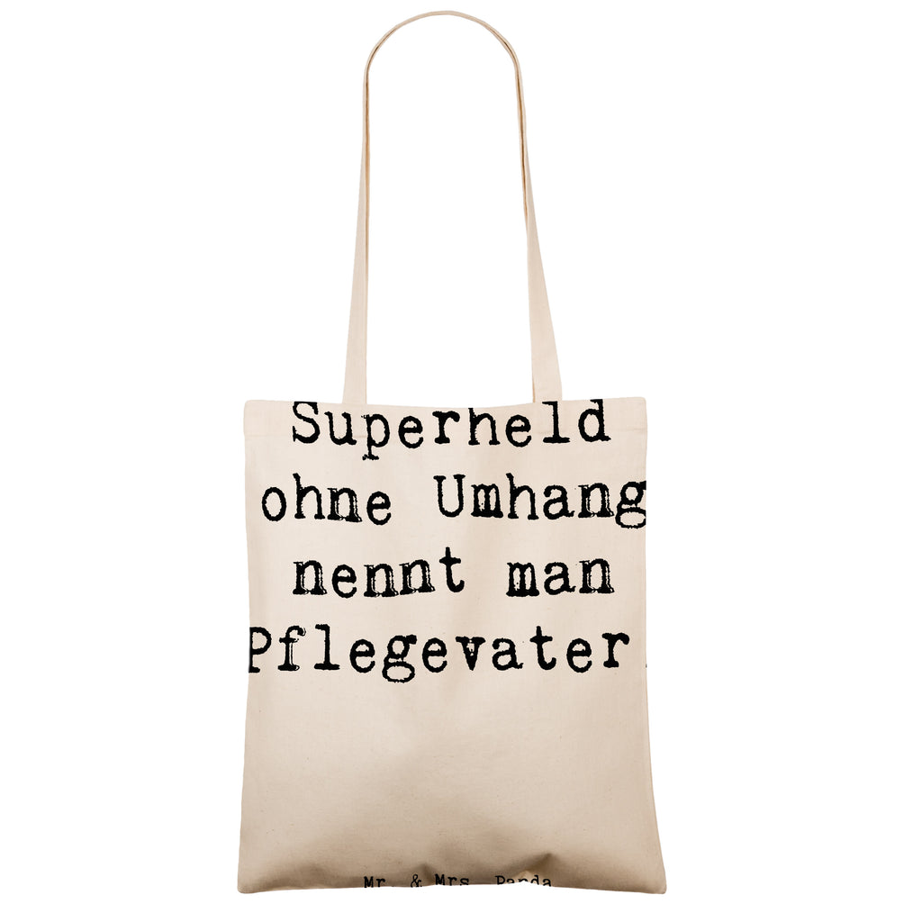 Tragetasche Spruch Pflegevater Held Beuteltasche, Beutel, Einkaufstasche, Jutebeutel, Stoffbeutel, Tasche, Shopper, Umhängetasche, Strandtasche, Schultertasche, Stofftasche, Tragetasche, Badetasche, Jutetasche, Einkaufstüte, Laptoptasche, Familie, Vatertag, Muttertag, Bruder, Schwester, Mama, Papa, Oma, Opa