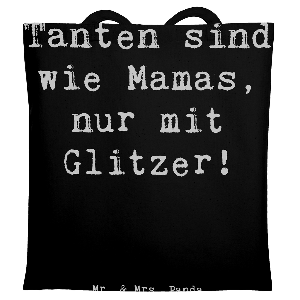 Tragetasche Spruch Glitzernde Tante Beuteltasche, Beutel, Einkaufstasche, Jutebeutel, Stoffbeutel, Tasche, Shopper, Umhängetasche, Strandtasche, Schultertasche, Stofftasche, Tragetasche, Badetasche, Jutetasche, Einkaufstüte, Laptoptasche, Familie, Vatertag, Muttertag, Bruder, Schwester, Mama, Papa, Oma, Opa