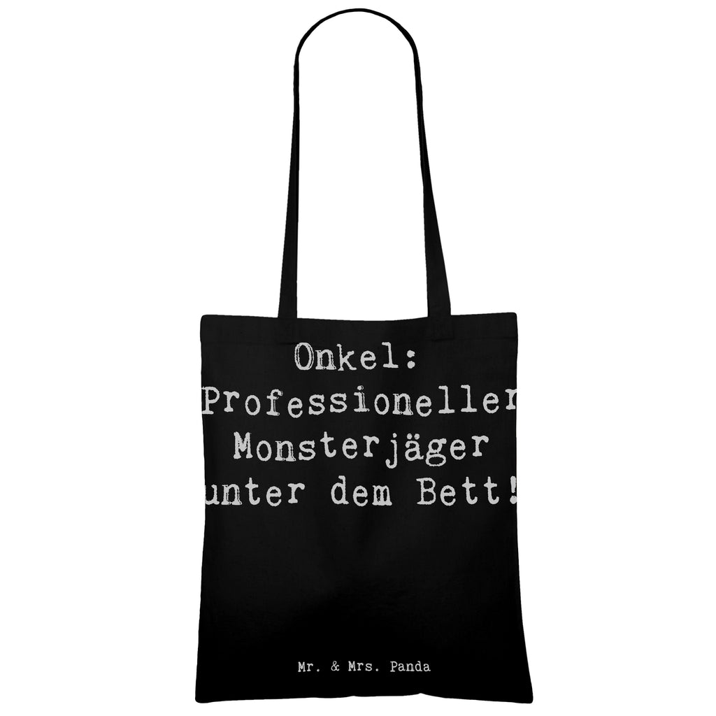 Tragetasche Spruch Onkel Monsterjäger Beuteltasche, Beutel, Einkaufstasche, Jutebeutel, Stoffbeutel, Tasche, Shopper, Umhängetasche, Strandtasche, Schultertasche, Stofftasche, Tragetasche, Badetasche, Jutetasche, Einkaufstüte, Laptoptasche, Familie, Vatertag, Muttertag, Bruder, Schwester, Mama, Papa, Oma, Opa