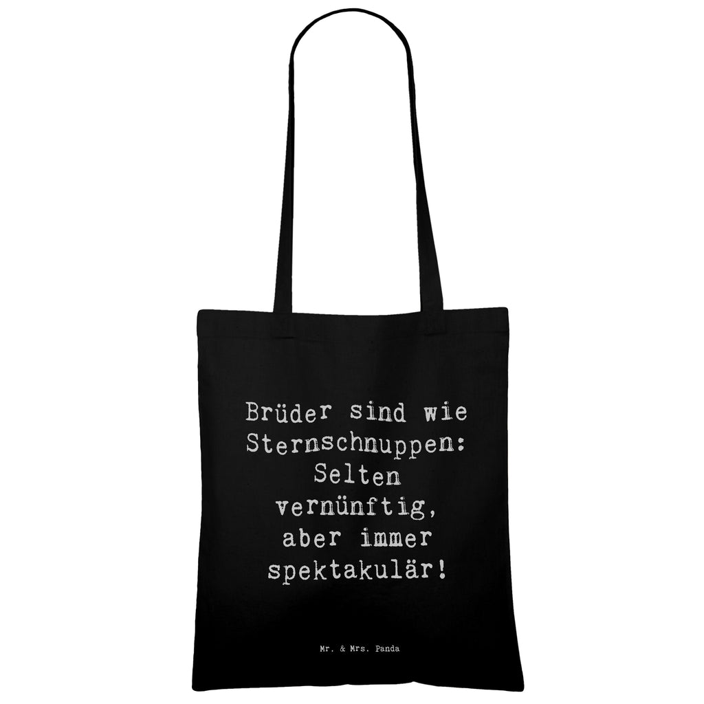 Tragetasche Spruch Brüder Sternschnuppen Beuteltasche, Beutel, Einkaufstasche, Jutebeutel, Stoffbeutel, Tasche, Shopper, Umhängetasche, Strandtasche, Schultertasche, Stofftasche, Tragetasche, Badetasche, Jutetasche, Einkaufstüte, Laptoptasche, Familie, Vatertag, Muttertag, Bruder, Schwester, Mama, Papa, Oma, Opa