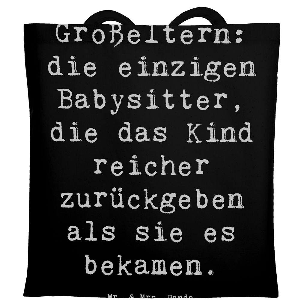 Tragetasche Spruch Großeltern Babysitter Beuteltasche, Beutel, Einkaufstasche, Jutebeutel, Stoffbeutel, Tasche, Shopper, Umhängetasche, Strandtasche, Schultertasche, Stofftasche, Tragetasche, Badetasche, Jutetasche, Einkaufstüte, Laptoptasche, Familie, Vatertag, Muttertag, Bruder, Schwester, Mama, Papa, Oma, Opa