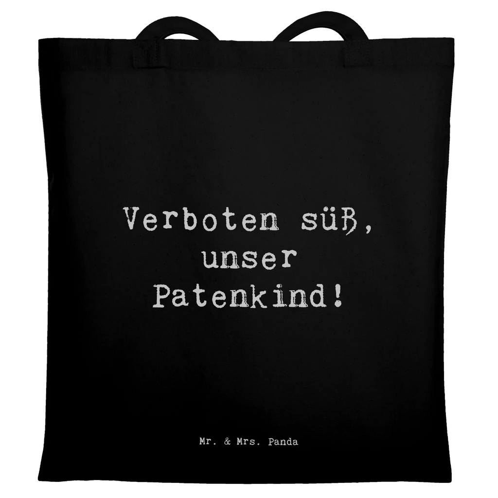 Tragetasche Spruch Verboten süß Patenkind Beuteltasche, Beutel, Einkaufstasche, Jutebeutel, Stoffbeutel, Tasche, Shopper, Umhängetasche, Strandtasche, Schultertasche, Stofftasche, Tragetasche, Badetasche, Jutetasche, Einkaufstüte, Laptoptasche, Familie, Vatertag, Muttertag, Bruder, Schwester, Mama, Papa, Oma, Opa