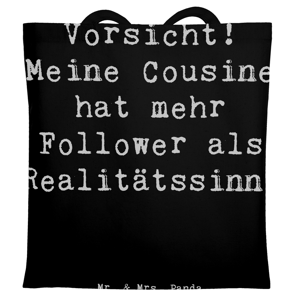 Tragetasche Spruch Cousine Influencer Beuteltasche, Beutel, Einkaufstasche, Jutebeutel, Stoffbeutel, Tasche, Shopper, Umhängetasche, Strandtasche, Schultertasche, Stofftasche, Tragetasche, Badetasche, Jutetasche, Einkaufstüte, Laptoptasche, Familie, Vatertag, Muttertag, Bruder, Schwester, Mama, Papa, Oma, Opa