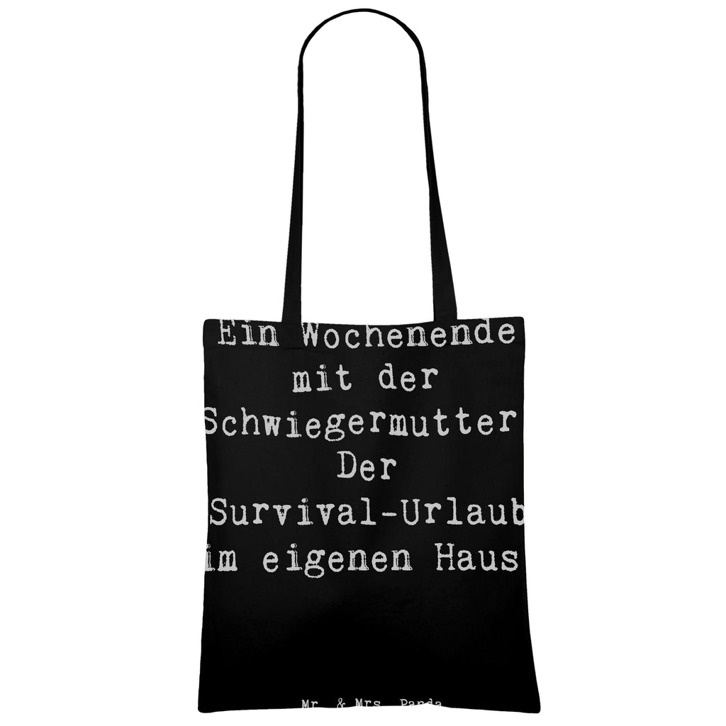 Tragetasche Spruch Schwiegermutter Abenteuer Beuteltasche, Beutel, Einkaufstasche, Jutebeutel, Stoffbeutel, Tasche, Shopper, Umhängetasche, Strandtasche, Schultertasche, Stofftasche, Tragetasche, Badetasche, Jutetasche, Einkaufstüte, Laptoptasche, Familie, Vatertag, Muttertag, Bruder, Schwester, Mama, Papa, Oma, Opa