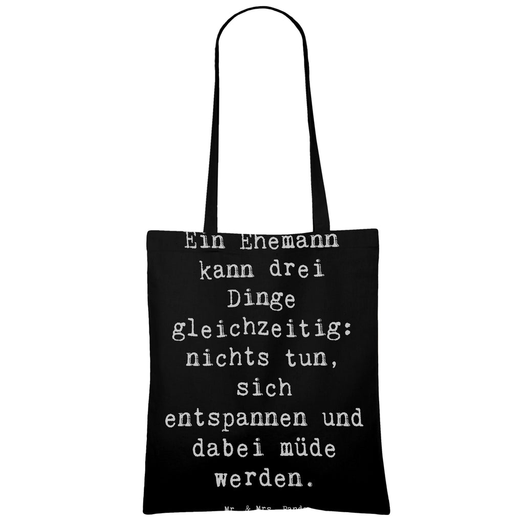 Tragetasche Ehemann Multitasking Beuteltasche, Beutel, Einkaufstasche, Jutebeutel, Stoffbeutel, Familie, Vatertag, Muttertag, Bruder, Schwester, Mama, Papa, Oma, Opa