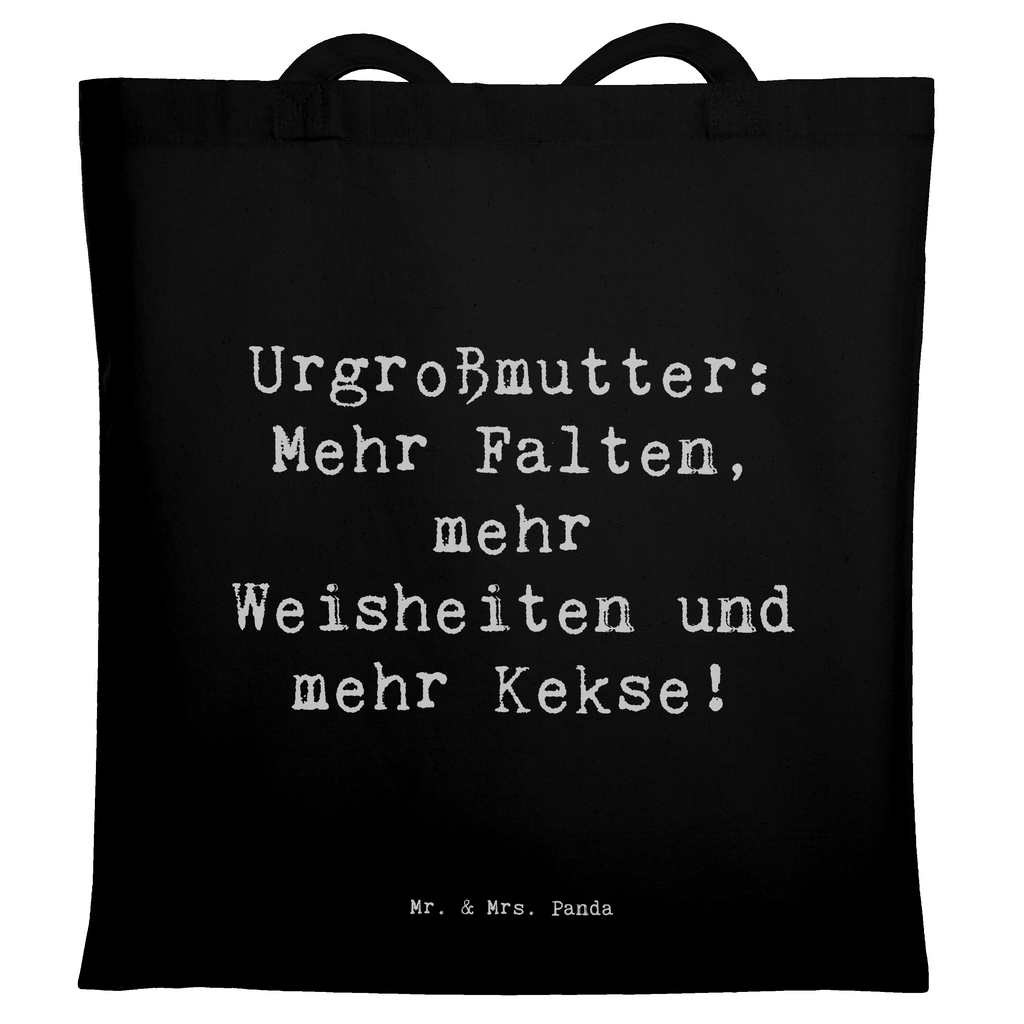 Tragetasche Spruch Urgroßmutter Weisheiten Beuteltasche, Beutel, Einkaufstasche, Jutebeutel, Stoffbeutel, Tasche, Shopper, Umhängetasche, Strandtasche, Schultertasche, Stofftasche, Tragetasche, Badetasche, Jutetasche, Einkaufstüte, Laptoptasche, Familie, Vatertag, Muttertag, Bruder, Schwester, Mama, Papa, Oma, Opa