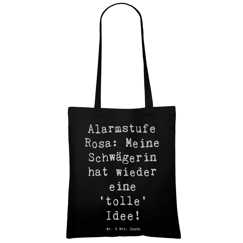 Tragetasche Schwägerin Alarmstufe Beuteltasche, Beutel, Einkaufstasche, Jutebeutel, Stoffbeutel