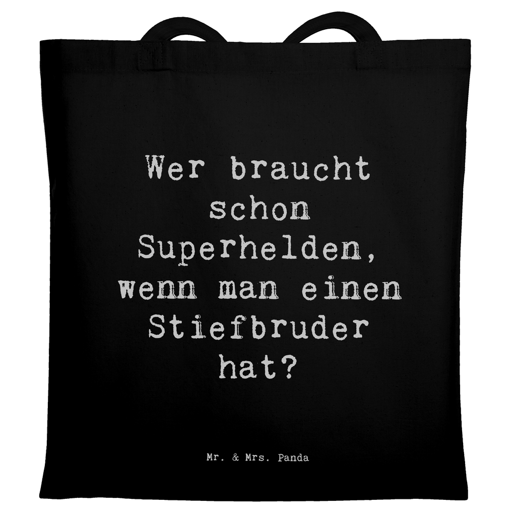 Tragetasche Spruch Stiefbruder Held Beuteltasche, Beutel, Einkaufstasche, Jutebeutel, Stoffbeutel, Tasche, Shopper, Umhängetasche, Strandtasche, Schultertasche, Stofftasche, Tragetasche, Badetasche, Jutetasche, Einkaufstüte, Laptoptasche, Familie, Vatertag, Muttertag, Bruder, Schwester, Mama, Papa, Oma, Opa