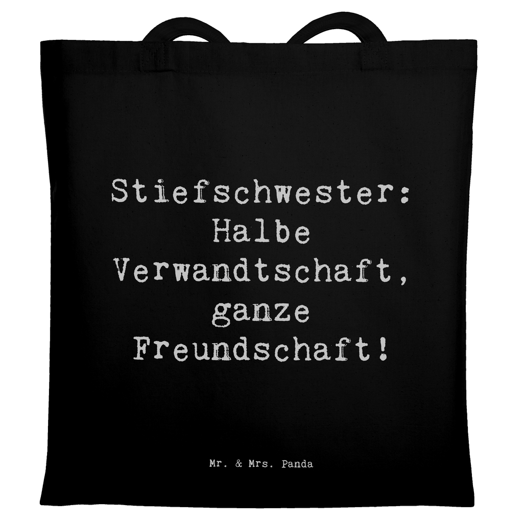 Tragetasche Spruch Stiefschwester Freundschaft Beuteltasche, Beutel, Einkaufstasche, Jutebeutel, Stoffbeutel, Tasche, Shopper, Umhängetasche, Strandtasche, Schultertasche, Stofftasche, Tragetasche, Badetasche, Jutetasche, Einkaufstüte, Laptoptasche, Familie, Vatertag, Muttertag, Bruder, Schwester, Mama, Papa, Oma, Opa