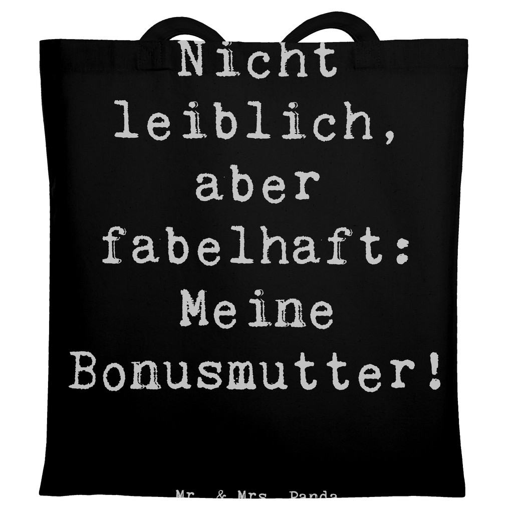 Tragetasche Spruch Bonusmutter Beuteltasche, Beutel, Einkaufstasche, Jutebeutel, Stoffbeutel, Tasche, Shopper, Umhängetasche, Strandtasche, Schultertasche, Stofftasche, Tragetasche, Badetasche, Jutetasche, Einkaufstüte, Laptoptasche, Familie, Vatertag, Muttertag, Bruder, Schwester, Mama, Papa, Oma, Opa