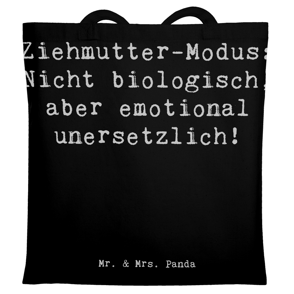 Tragetasche Spruch Ziehmutter Modus Beuteltasche, Beutel, Einkaufstasche, Jutebeutel, Stoffbeutel, Tasche, Shopper, Umhängetasche, Strandtasche, Schultertasche, Stofftasche, Tragetasche, Badetasche, Jutetasche, Einkaufstüte, Laptoptasche, Familie, Vatertag, Muttertag, Bruder, Schwester, Mama, Papa, Oma, Opa