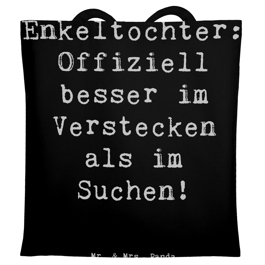 Tragetasche Spruch Enkeltochter Verstecken Beuteltasche, Beutel, Einkaufstasche, Jutebeutel, Stoffbeutel, Tasche, Shopper, Umhängetasche, Strandtasche, Schultertasche, Stofftasche, Tragetasche, Badetasche, Jutetasche, Einkaufstüte, Laptoptasche, Familie, Vatertag, Muttertag, Bruder, Schwester, Mama, Papa, Oma, Opa