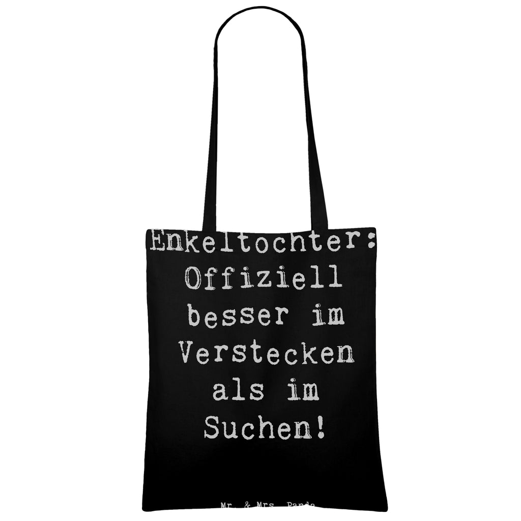 Tragetasche Spruch Enkeltochter Verstecken Beuteltasche, Beutel, Einkaufstasche, Jutebeutel, Stoffbeutel, Tasche, Shopper, Umhängetasche, Strandtasche, Schultertasche, Stofftasche, Tragetasche, Badetasche, Jutetasche, Einkaufstüte, Laptoptasche, Familie, Vatertag, Muttertag, Bruder, Schwester, Mama, Papa, Oma, Opa