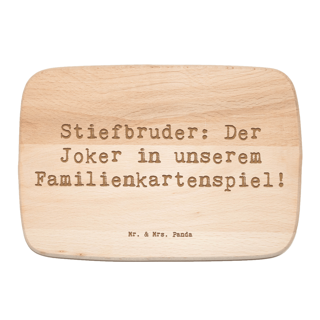 Frühstücksbrett Stiefbruder: Der Joker in unserem Familienkartenspiel! Frühstücksbrett, Holzbrett, Schneidebrett, Schneidebrett Holz, Frühstücksbrettchen, Küchenbrett, Familie, Vatertag, Muttertag, Bruder, Schwester, Mama, Papa, Oma, Opa