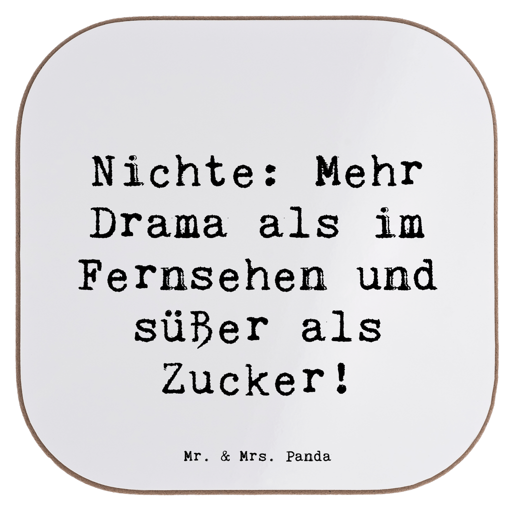 Untersetzer Nichte: Mehr Drama als im Fernsehen und süßer als Zucker! Untersetzer, Bierdeckel, Glasuntersetzer, Untersetzer Gläser, Getränkeuntersetzer, Untersetzer aus Holz, Untersetzer für Gläser, Korkuntersetzer, Untersetzer Holz, Holzuntersetzer, Tassen Untersetzer, Untersetzer Design, Familie, Vatertag, Muttertag, Bruder, Schwester, Mama, Papa, Oma, Opa