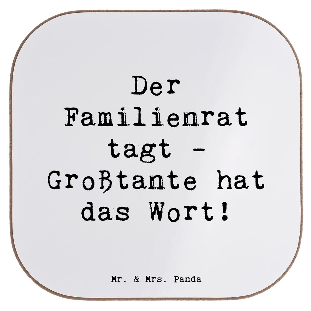 Untersetzer Großtante Familienrat Bierdeckel, Glasuntersetzer, Untersetzer Gläser, Getränkeuntersetzer, Familie, Vatertag, Muttertag, Bruder, Schwester, Mama, Papa, Oma, Opa