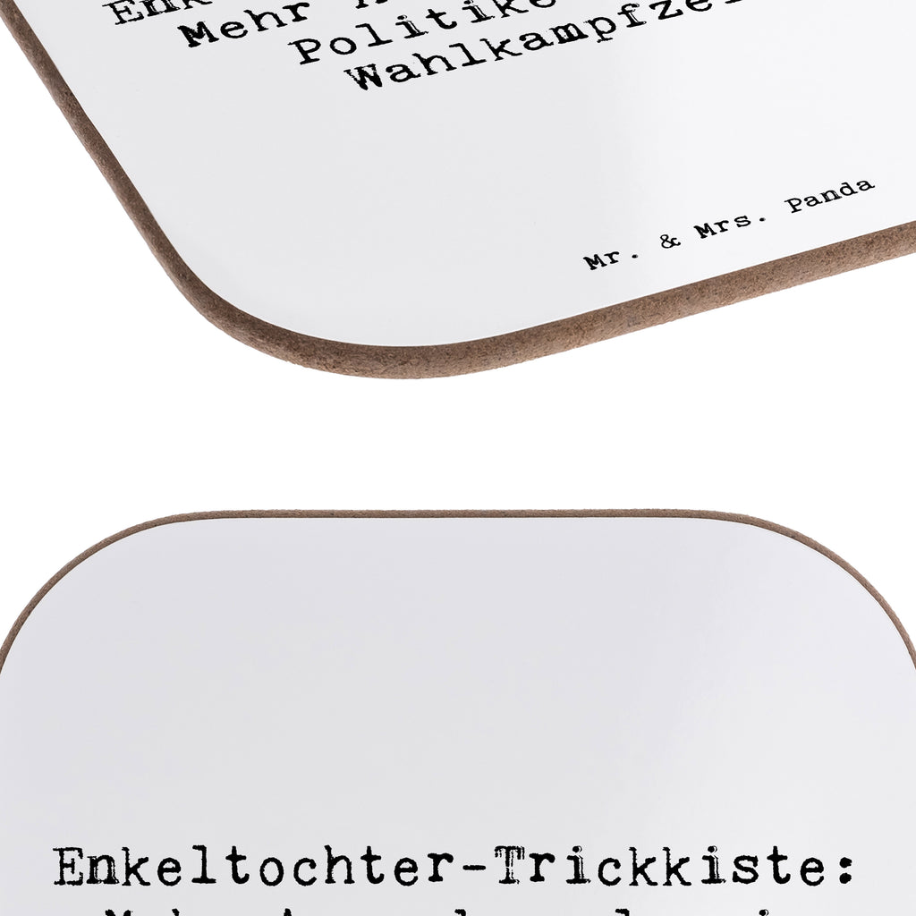 Untersetzer Enkeltochter Trickkiste Bierdeckel, Glasuntersetzer, Untersetzer Gläser, Getränkeuntersetzer, Familie, Vatertag, Muttertag, Bruder, Schwester, Mama, Papa, Oma, Opa