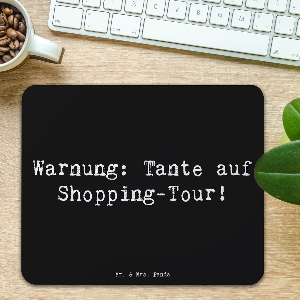 Mauspad Spruch Tante Shopping Mousepad, Computer zubehör, Büroausstattung, PC Zubehör, Arbeitszimmer, Mauspad, Einzigartiges Mauspad, Designer Mauspad, Mausunterlage, Mauspad Büro, Familie, Vatertag, Muttertag, Bruder, Schwester, Mama, Papa, Oma, Opa