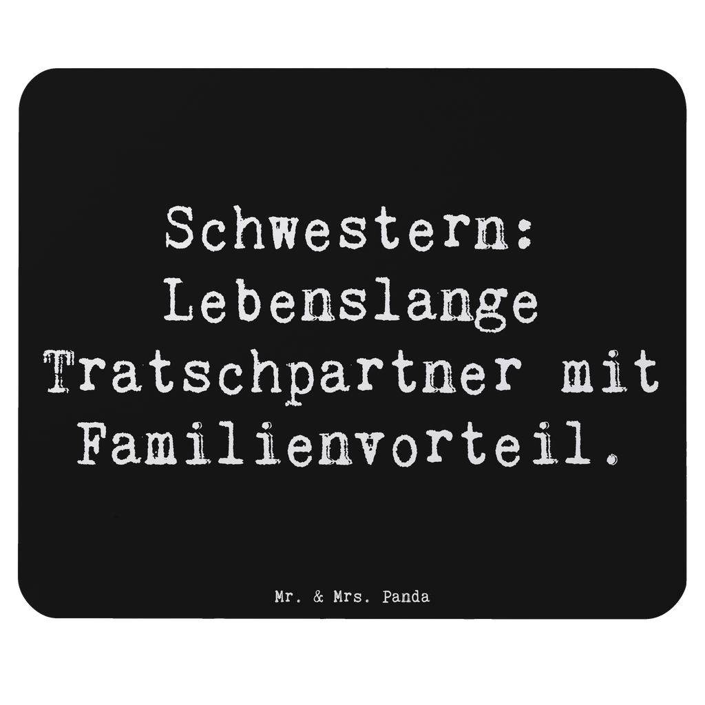 Mauspad Spruch Schwestern Tratschpartner Mousepad, Computer zubehör, Büroausstattung, PC Zubehör, Arbeitszimmer, Mauspad, Einzigartiges Mauspad, Designer Mauspad, Mausunterlage, Mauspad Büro, Familie, Vatertag, Muttertag, Bruder, Schwester, Mama, Papa, Oma, Opa