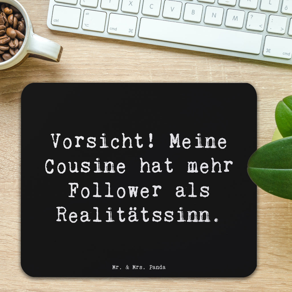 Mauspad Spruch Cousine Influencer Mousepad, Computer zubehör, Büroausstattung, PC Zubehör, Arbeitszimmer, Mauspad, Einzigartiges Mauspad, Designer Mauspad, Mausunterlage, Mauspad Büro, Familie, Vatertag, Muttertag, Bruder, Schwester, Mama, Papa, Oma, Opa