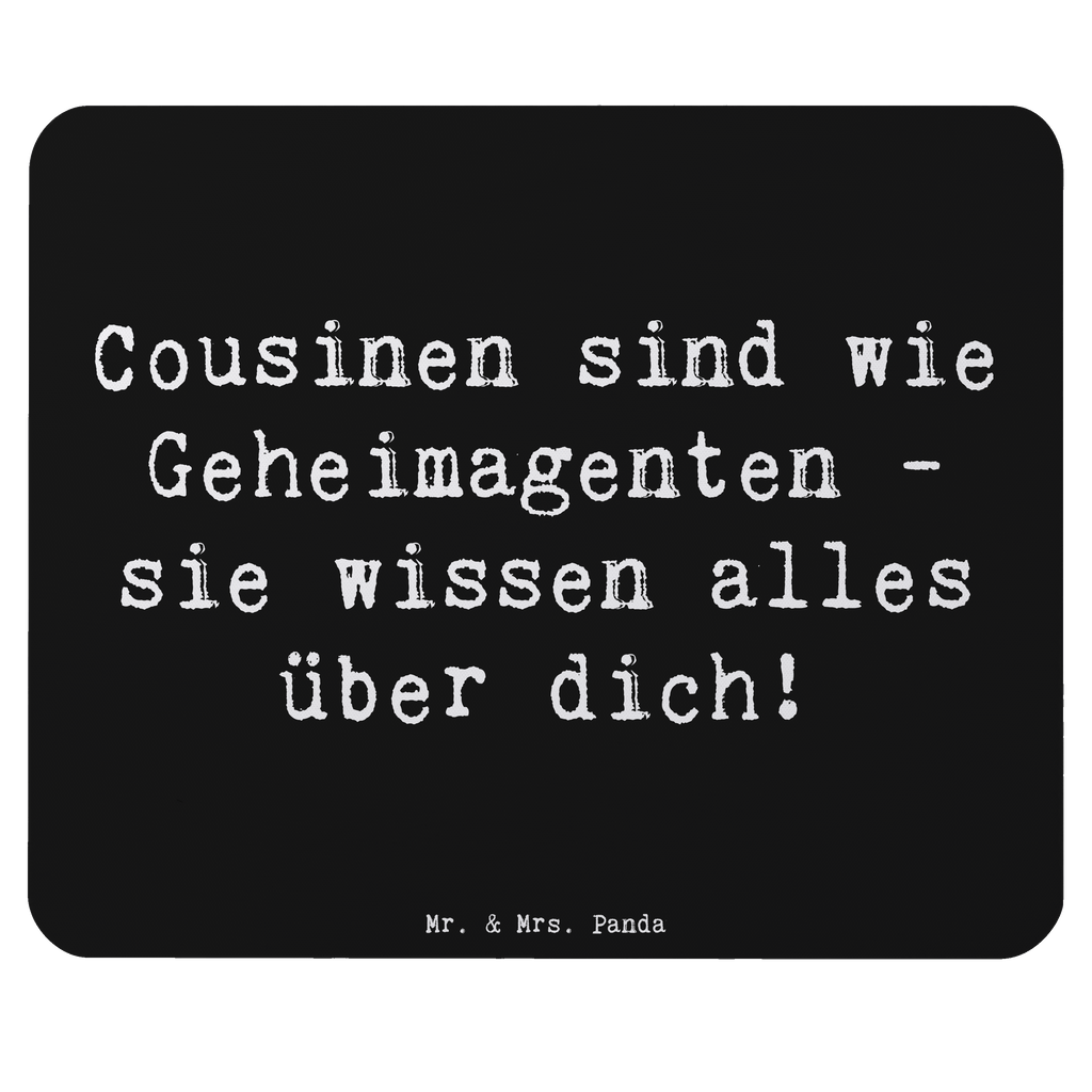 Mauspad Spruch Cousinen Geheimagenten Mousepad, Computer zubehör, Büroausstattung, PC Zubehör, Arbeitszimmer, Mauspad, Einzigartiges Mauspad, Designer Mauspad, Mausunterlage, Mauspad Büro, Familie, Vatertag, Muttertag, Bruder, Schwester, Mama, Papa, Oma, Opa