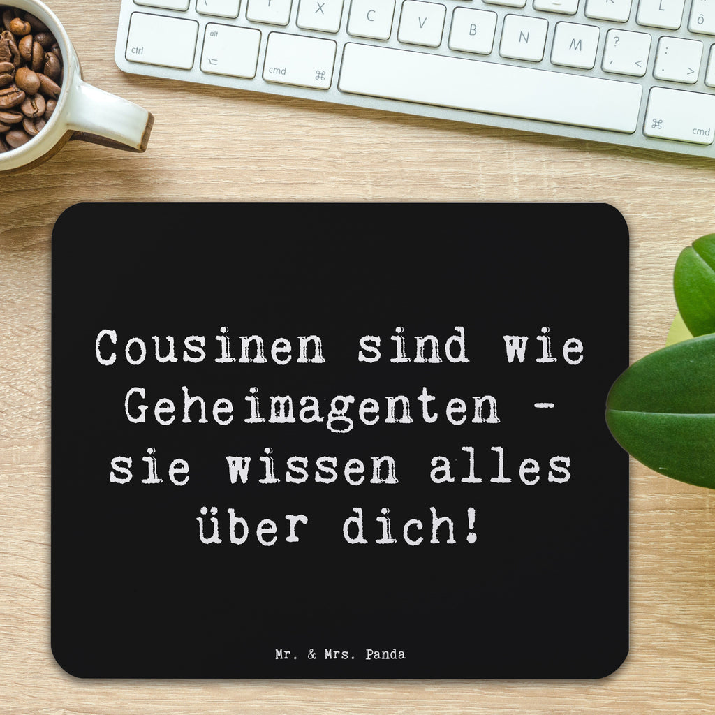 Mauspad Spruch Cousinen Geheimagenten Mousepad, Computer zubehör, Büroausstattung, PC Zubehör, Arbeitszimmer, Mauspad, Einzigartiges Mauspad, Designer Mauspad, Mausunterlage, Mauspad Büro, Familie, Vatertag, Muttertag, Bruder, Schwester, Mama, Papa, Oma, Opa