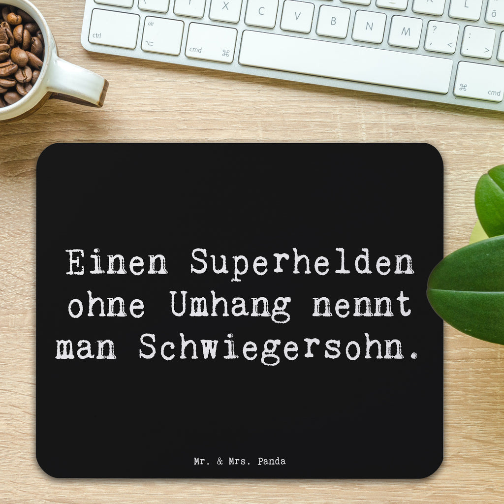 Mauspad Spruch Held Schwiegersohn Mousepad, Computer zubehör, Büroausstattung, PC Zubehör, Arbeitszimmer, Mauspad, Einzigartiges Mauspad, Designer Mauspad, Mausunterlage, Mauspad Büro, Familie, Vatertag, Muttertag, Bruder, Schwester, Mama, Papa, Oma, Opa