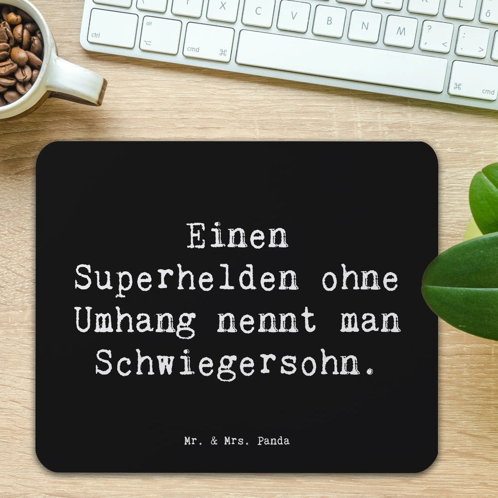 Mauspad Spruch Held Schwiegersohn Mousepad, Computer zubehör, Büroausstattung, PC Zubehör, Arbeitszimmer, Mauspad, Einzigartiges Mauspad, Designer Mauspad, Mausunterlage, Mauspad Büro, Familie, Vatertag, Muttertag, Bruder, Schwester, Mama, Papa, Oma, Opa