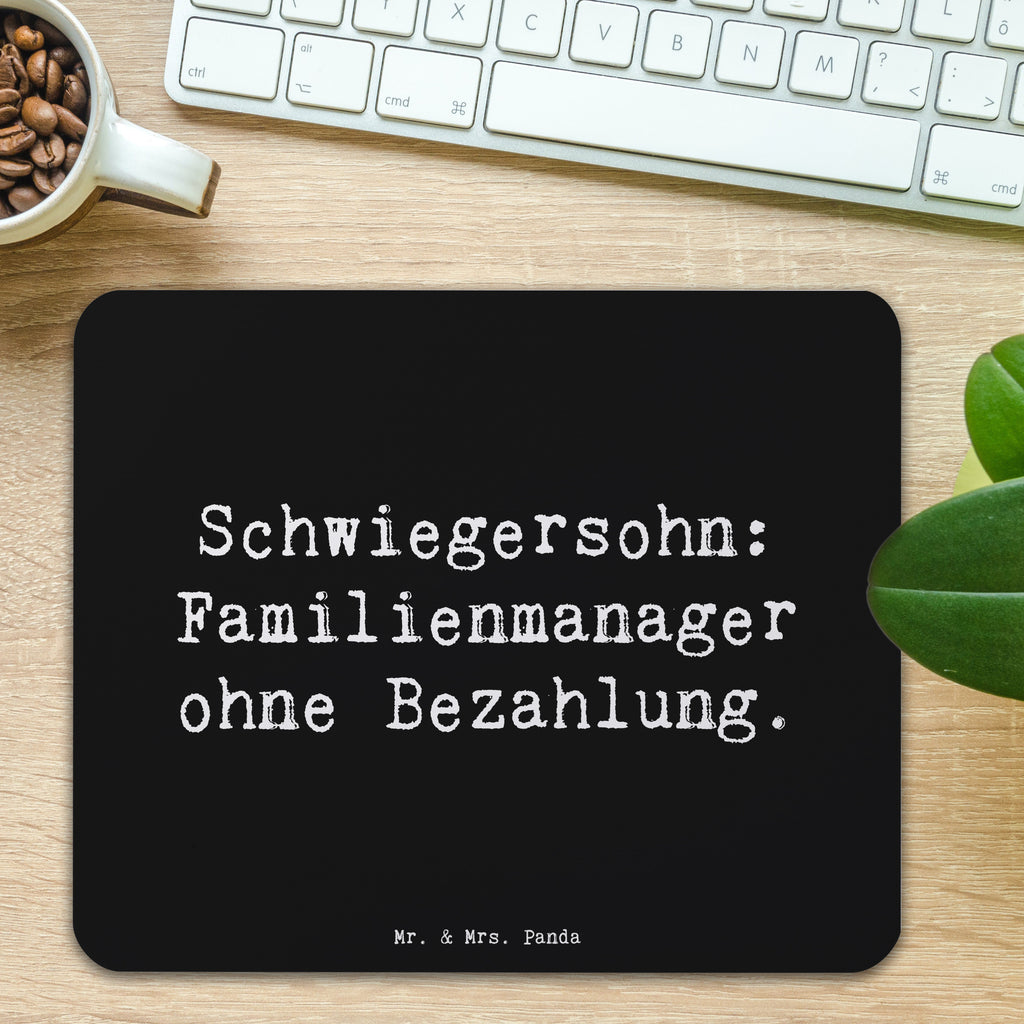 Mauspad Spruch Schwiegersohn Manager Mousepad, Computer zubehör, Büroausstattung, PC Zubehör, Arbeitszimmer, Mauspad, Einzigartiges Mauspad, Designer Mauspad, Mausunterlage, Mauspad Büro, Familie, Vatertag, Muttertag, Bruder, Schwester, Mama, Papa, Oma, Opa