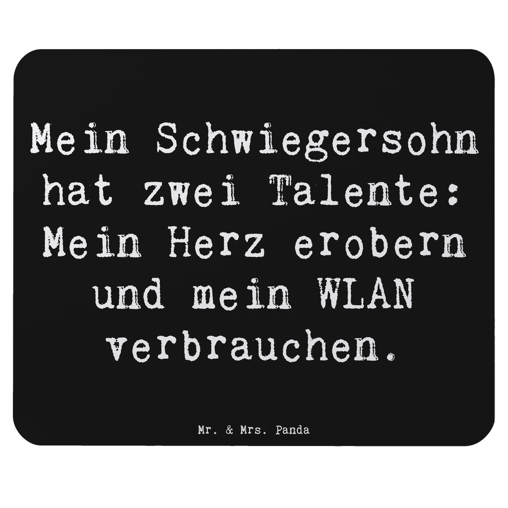 Mauspad Spruch Schwiegersohn Talente Mousepad, Computer zubehör, Büroausstattung, PC Zubehör, Arbeitszimmer, Mauspad, Einzigartiges Mauspad, Designer Mauspad, Mausunterlage, Mauspad Büro, Familie, Vatertag, Muttertag, Bruder, Schwester, Mama, Papa, Oma, Opa