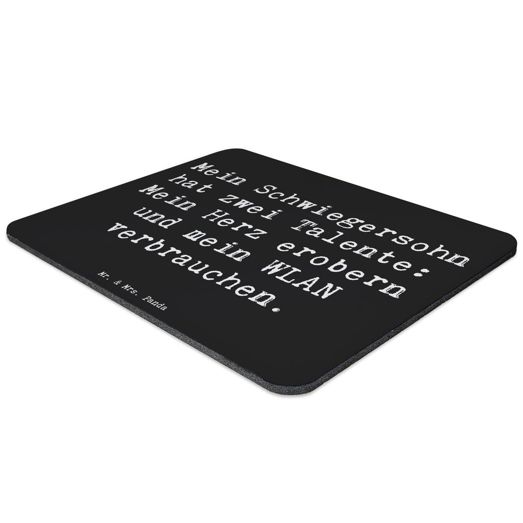 Mauspad Spruch Schwiegersohn Talente Mousepad, Computer zubehör, Büroausstattung, PC Zubehör, Arbeitszimmer, Mauspad, Einzigartiges Mauspad, Designer Mauspad, Mausunterlage, Mauspad Büro, Familie, Vatertag, Muttertag, Bruder, Schwester, Mama, Papa, Oma, Opa