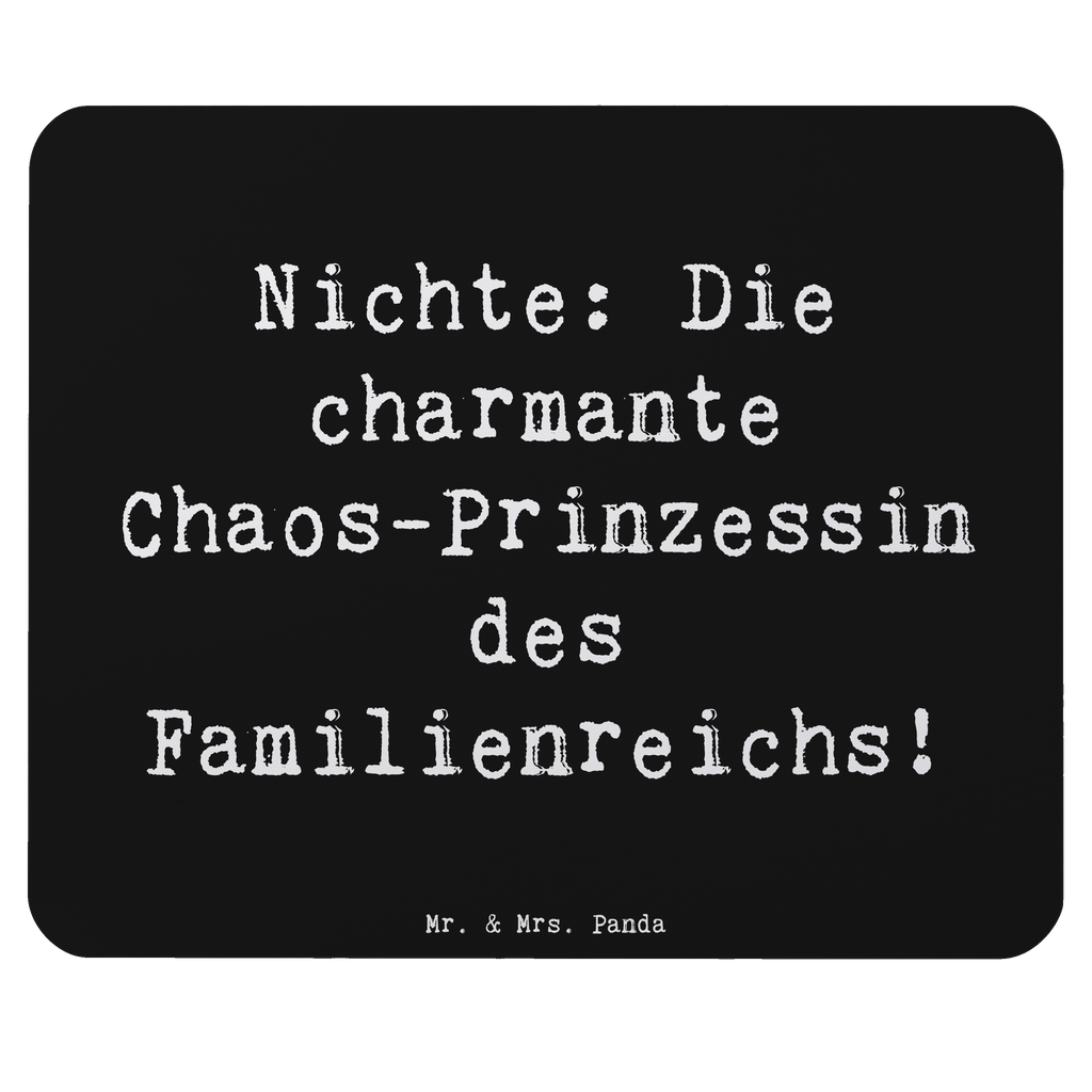 Mauspad Spruch Nichte Chaos-Prinzessin Mousepad, Computer zubehör, Büroausstattung, PC Zubehör, Arbeitszimmer, Mauspad, Einzigartiges Mauspad, Designer Mauspad, Mausunterlage, Mauspad Büro, Familie, Vatertag, Muttertag, Bruder, Schwester, Mama, Papa, Oma, Opa