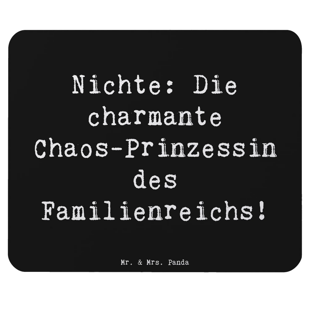 Mauspad Spruch Nichte Chaos-Prinzessin Mousepad, Computer zubehör, Büroausstattung, PC Zubehör, Arbeitszimmer, Mauspad, Einzigartiges Mauspad, Designer Mauspad, Mausunterlage, Mauspad Büro, Familie, Vatertag, Muttertag, Bruder, Schwester, Mama, Papa, Oma, Opa