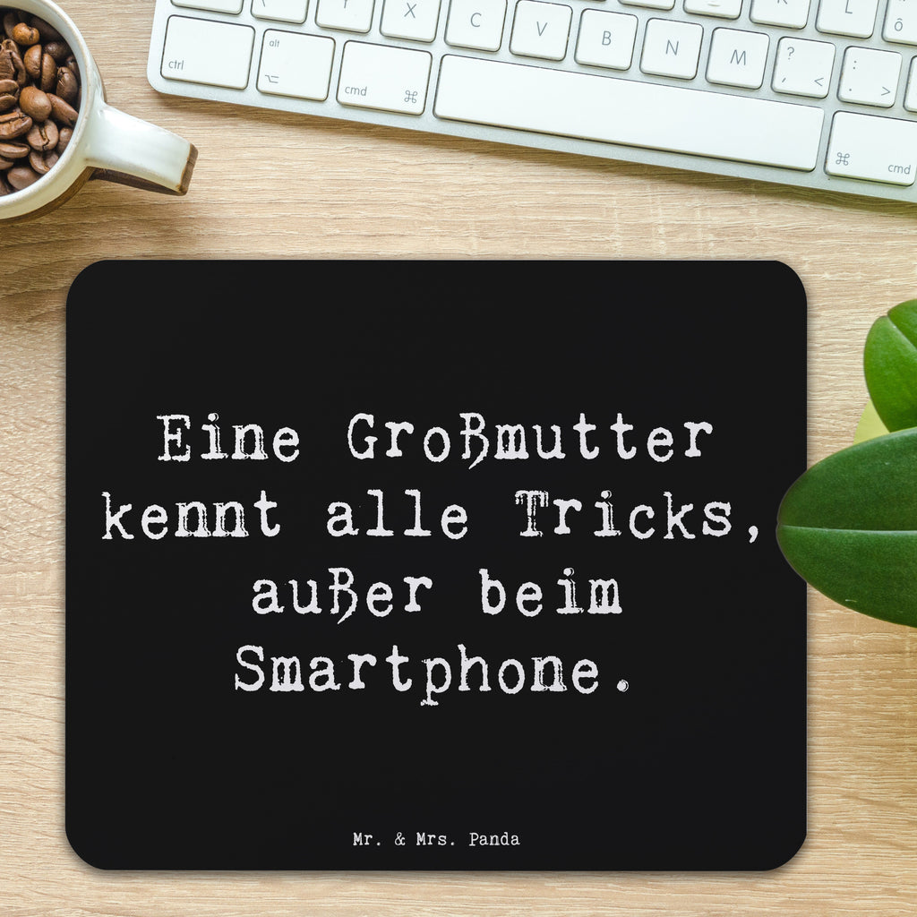 Mauspad Spruch Großmutter Tricks Mousepad, Computer zubehör, Büroausstattung, PC Zubehör, Arbeitszimmer, Mauspad, Einzigartiges Mauspad, Designer Mauspad, Mausunterlage, Mauspad Büro, Familie, Vatertag, Muttertag, Bruder, Schwester, Mama, Papa, Oma, Opa