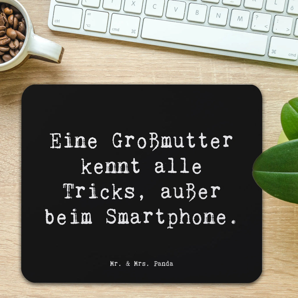 Mauspad Spruch Großmutter Tricks Mousepad, Computer zubehör, Büroausstattung, PC Zubehör, Arbeitszimmer, Mauspad, Einzigartiges Mauspad, Designer Mauspad, Mausunterlage, Mauspad Büro, Familie, Vatertag, Muttertag, Bruder, Schwester, Mama, Papa, Oma, Opa