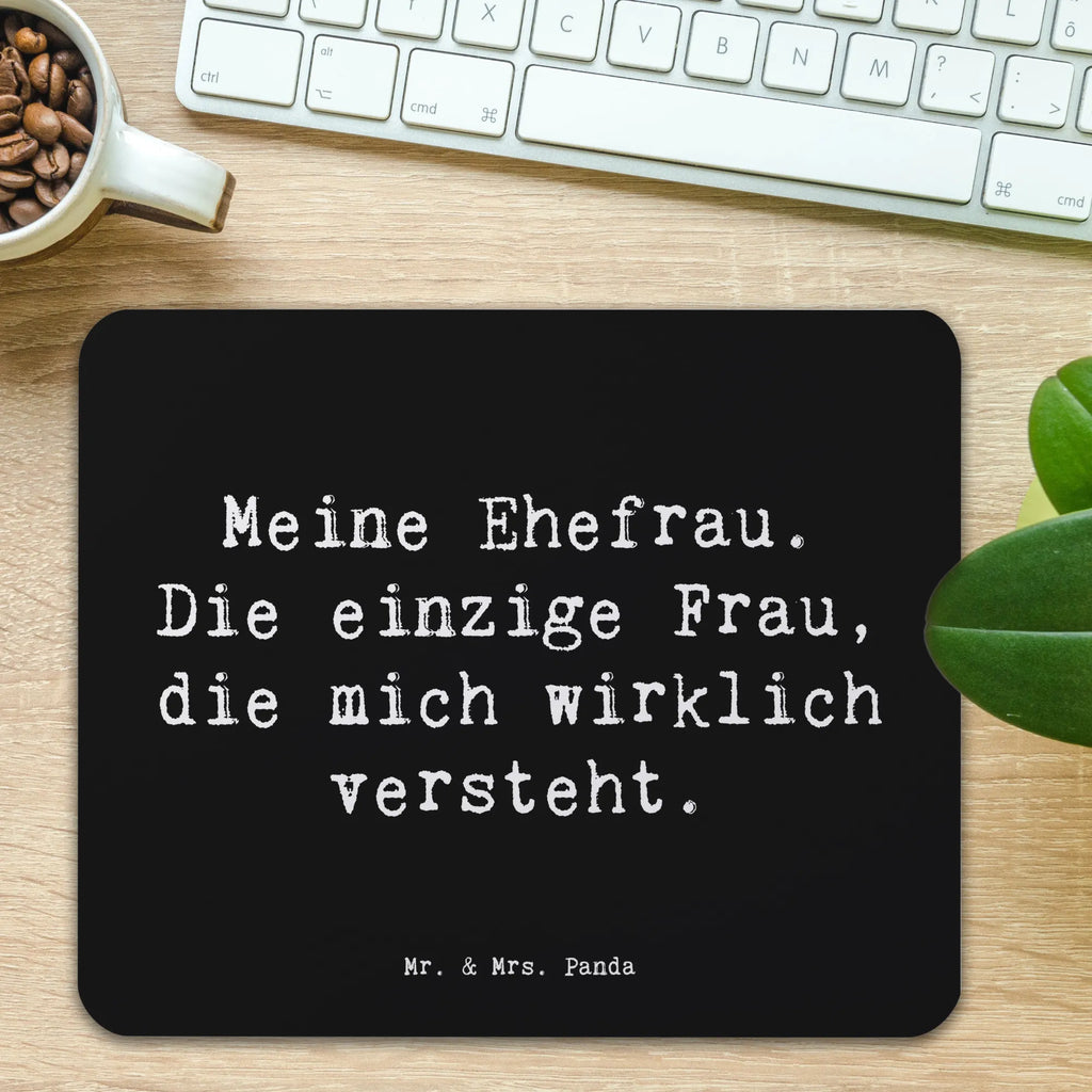 Mauspad Spruch Ehefrau Verständnis Mousepad, Computer zubehör, Büroausstattung, PC Zubehör, Arbeitszimmer, Mauspad, Einzigartiges Mauspad, Designer Mauspad, Mausunterlage, Mauspad Büro, Familie, Vatertag, Muttertag, Bruder, Schwester, Mama, Papa, Oma, Opa