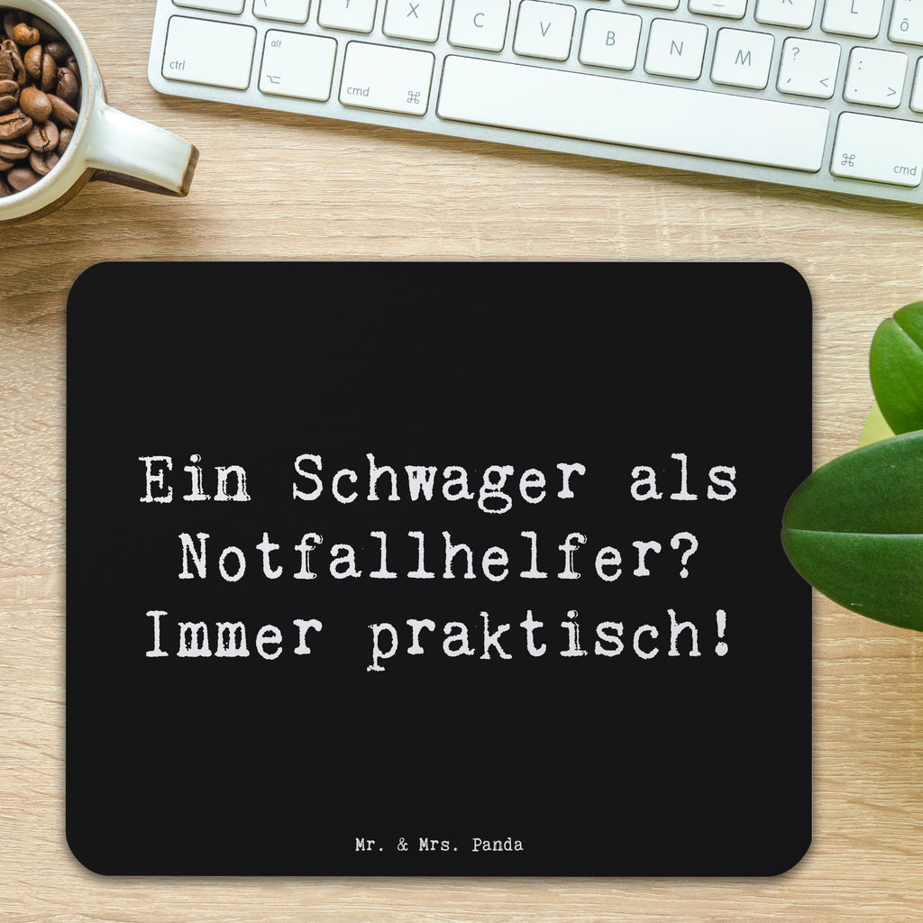 Mauspad Spruch Schwager Notfallhelfer Mousepad, Computer zubehör, Büroausstattung, PC Zubehör, Arbeitszimmer, Mauspad, Einzigartiges Mauspad, Designer Mauspad, Mausunterlage, Mauspad Büro, Familie, Vatertag, Muttertag, Bruder, Schwester, Mama, Papa, Oma, Opa