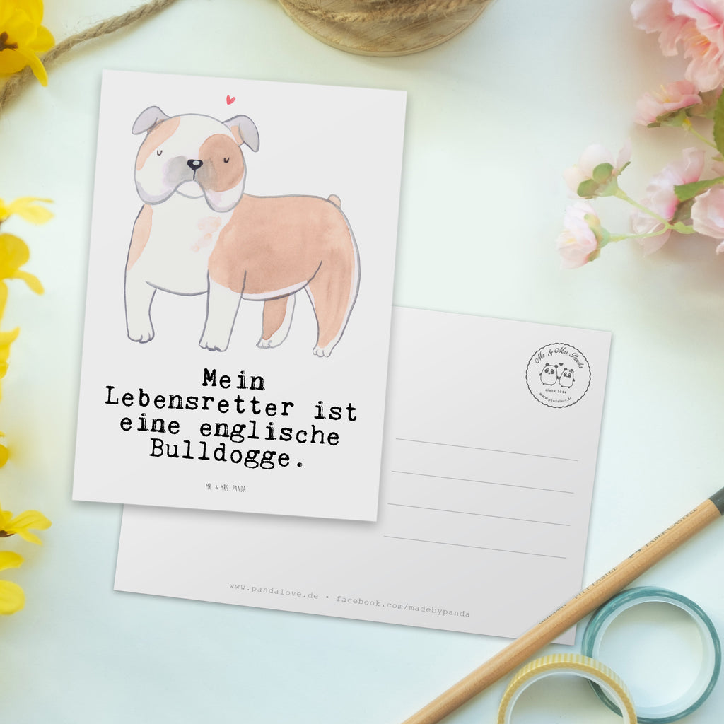 Postkarte Englische Bulldogge Lebensretter Postkarte, Karte, Geschenkkarte, Grußkarte, Einladung, Ansichtskarte, Geburtstagskarte, Einladungskarte, Dankeskarte, Ansichtskarten, Einladung Geburtstag, Einladungskarten Geburtstag, Hund, Hunderasse, Rassehund, Hundebesitzer, Geschenk, Tierfreund, Schenken, Welpe, Englische Bulldogge, English Bulldog