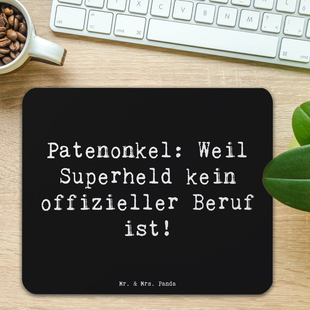 Mauspad Spruch Patenonkel Superheld Mousepad, Computer zubehör, Büroausstattung, PC Zubehör, Arbeitszimmer, Mauspad, Einzigartiges Mauspad, Designer Mauspad, Mausunterlage, Mauspad Büro, Familie, Vatertag, Muttertag, Bruder, Schwester, Mama, Papa, Oma, Opa