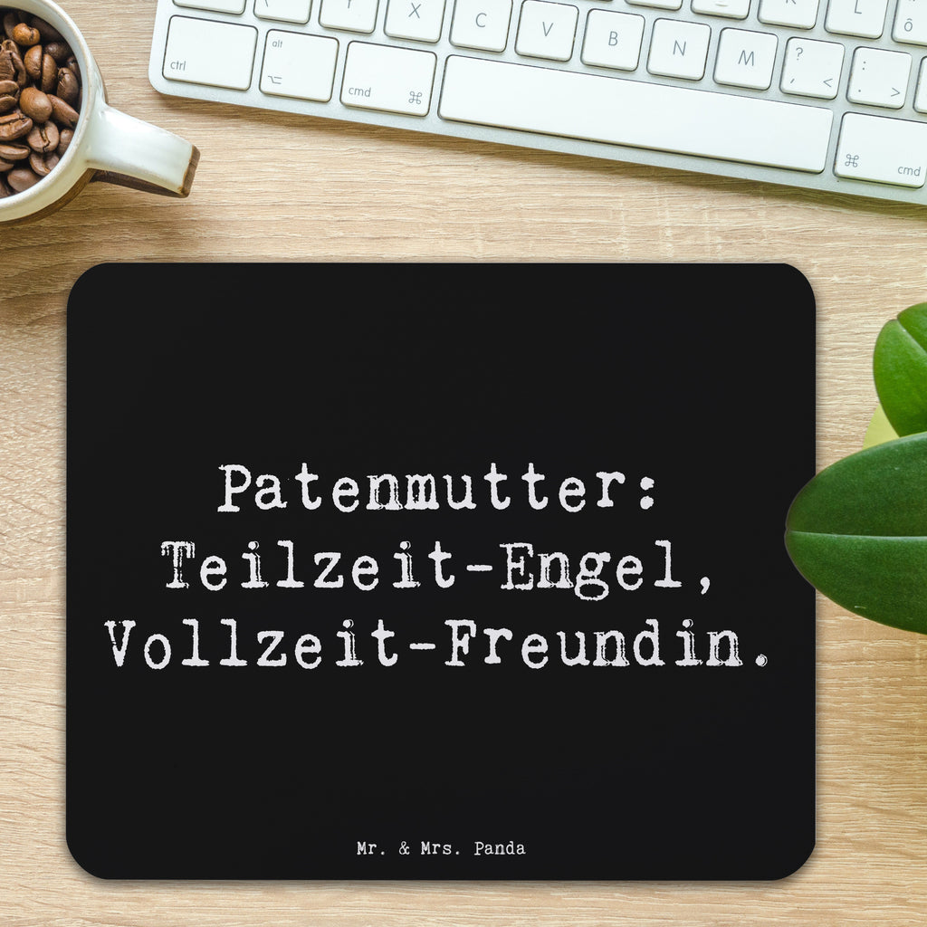 Mauspad Spruch Patenmutter Engel Mousepad, Computer zubehör, Büroausstattung, PC Zubehör, Arbeitszimmer, Mauspad, Einzigartiges Mauspad, Designer Mauspad, Mausunterlage, Mauspad Büro, Familie, Vatertag, Muttertag, Bruder, Schwester, Mama, Papa, Oma, Opa